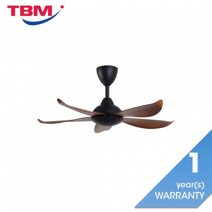 Vannus LUNA 5B/40 MATT BLACK WALNUT 40" Ceiling Fan 5 Blades Matt Black Walnut | TBM Online