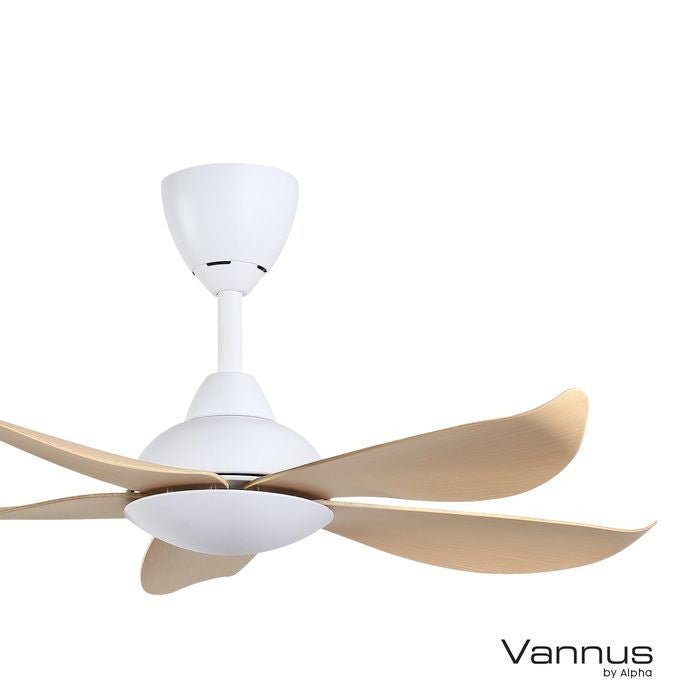 Vannus LUNA 5B/40 MATT WHITE MAPLE 40" Ceiling Fan 5 Blades Matt White Maple | TBM Online