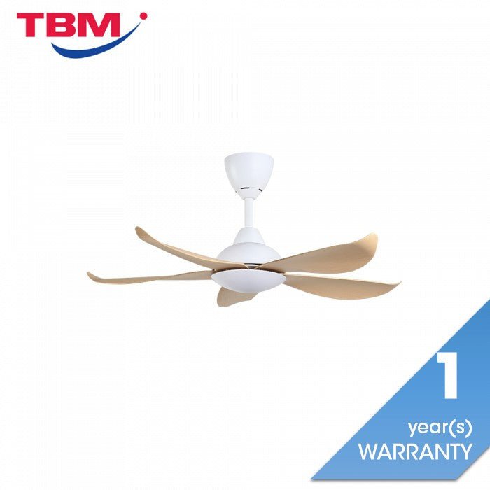 Vannus LUNA 5B/40 MATT WHITE MAPLE 40" Ceiling Fan 5 Blades Matt White Maple | TBM Online