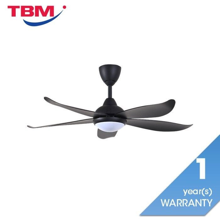 Vannus LUNA 5B/46 LED MATT BLACK 46" Ceiling Fan 5 Blades Matt Black | TBM Online