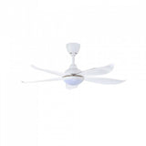 Vannus LUNA 5B/46 LED MATT WHITE 46" Ceiling Fan 5 Blades LED Matt White | TBM Online