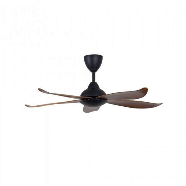 Vannus LUNA 5B/46 MATT BLACK WALNUT 46" Ceiling Fan 5 Blades Matt Black/Walnut | TBM Online