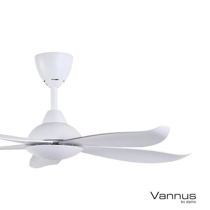 Vannus LUNA 5B/46 MATT WHITE 46" Ceiling Fan 5 Blades Matt White | TBM Online