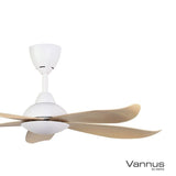 Vannus LUNA 5B/46 WHITE MAPLE 46" Ceiling Fan 5 Blades White Maple | TBM Online