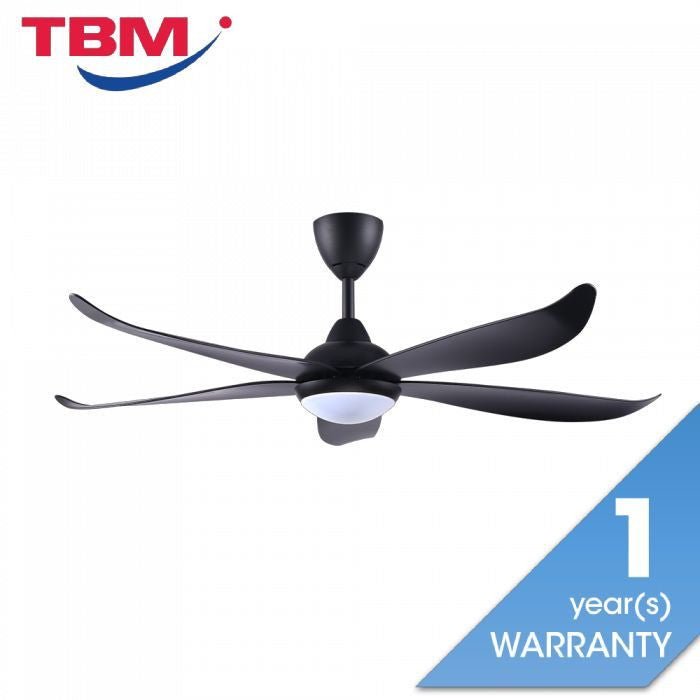 Vannus LUNA 5B/56 LED MATT BLACK 56" Ceiling Fan 5 Blades LED Matt Black | TBM Online