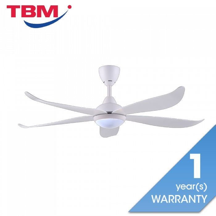 Vannus LUNA 5B/56 LED MATT WHITE 56" Ceiling Fan 5 Blades LED Matt White | TBM Online