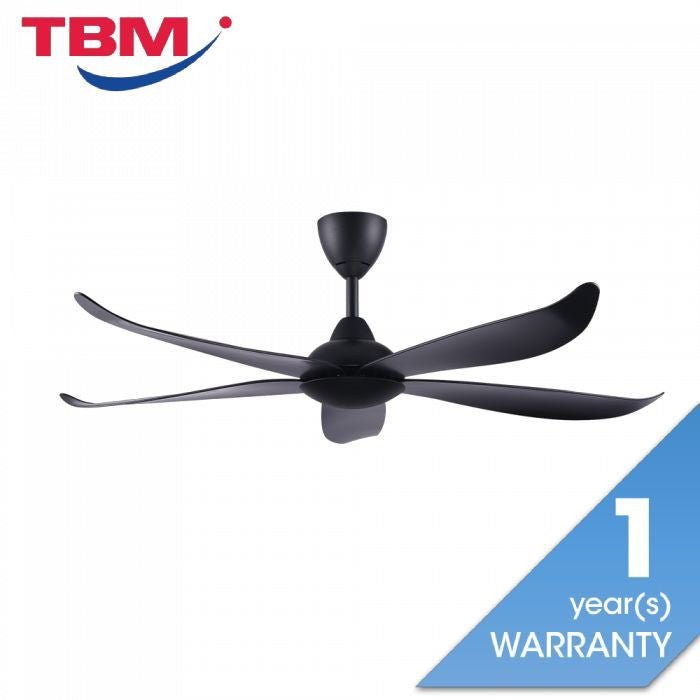 Vannus LUNA 5B/56 MATT BLACK 56" Ceiling Fan 5 Blades Matt Black | TBM Online