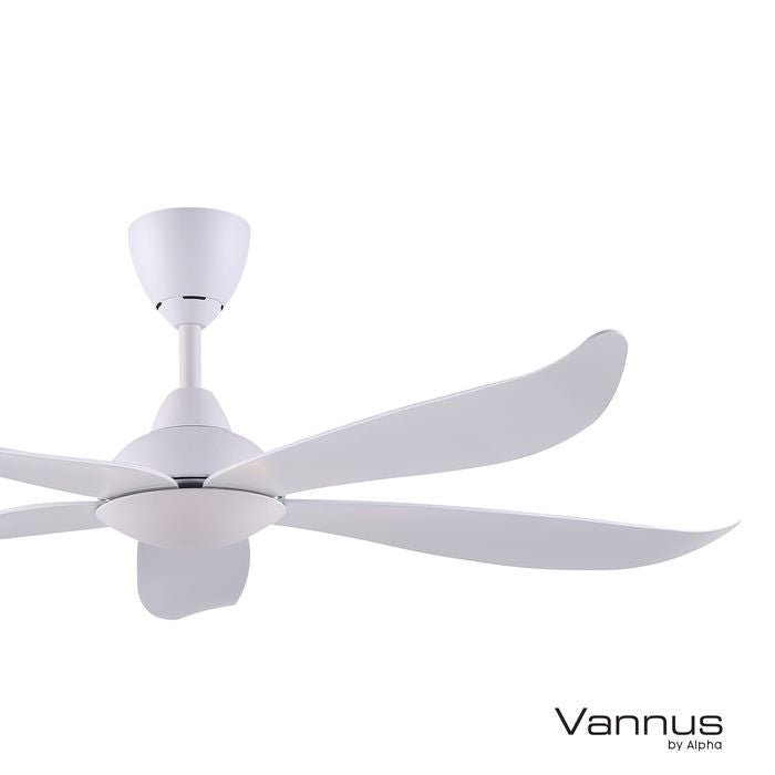 Vannus LUNA 5B/56 MATT WHITE 56" Ceiling Fan 5 Blades Matt White | TBM Online