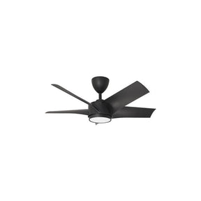 Vannus PRISTI 5B/40 LED MATT BLACK 5 Blades 40 Inch LED DC Motor Matt Black | TBM Online