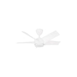Vannus PRISTI 5B/40 LED MATT WHITE 5 Blades 40 Inch LED DC Motor Matt White | TBM Online