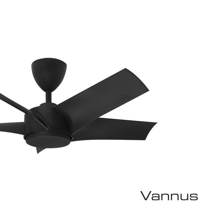 Vannus PRISTI 5B/40 MATT BLACK 5 Blades 40 Inch DC Motor Matt Black | TBM Online