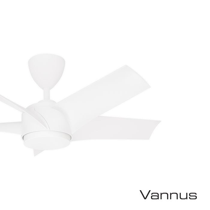 Vannus PRISTI 5B/40 MATT WHITE 5 Blades 40 Inch DC Motor Matt White | TBM Online