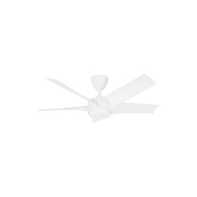 Vannus PRISTI 5B/46 LED MATT WHITE 5 Blades 46 Inch LED DC Motor Matt White | TBM Online
