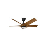 Vannus PRISTI 5B/46 LED WALNUT/MB 5 Blades 46 Inch LED DC Motor Walnut Matt Black | TBM Online