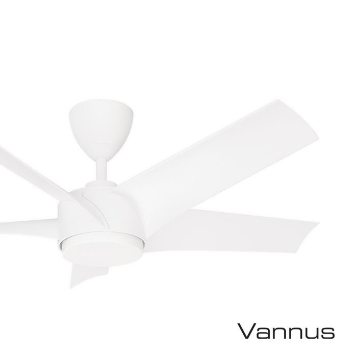 Vannus PRISTI 5B/46 MATT WHITE 5 Blades 46 Inch DC Motor Matt White | TBM Online