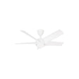 Vannus PRISTI 5B/46 MATT WHITE 5 Blades 46 Inch DC Motor Matt White | TBM Online