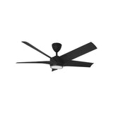 Vannus PRISTI 5B/52 LED MATT BLACK 5 Blades 52 Inch LED DC Motor Matt Black | TBM Online