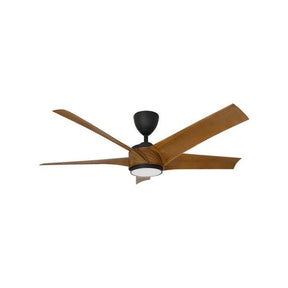 Vannus PRISTI 5B/52 LED WALNUT/MB 5 Blades 52 Inch LED DC Motor Walnut Matt Black | TBM Online
