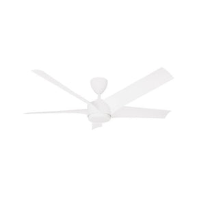 Vannus PRISTI 5B/56 LED MATT WHITE 5 Blades 56 Inch LED DC Motor Matt White | TBM Online