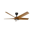Vannus PRISTI 5B/56 LED WALNUT/MB 5 Blades 56 Inch LED DC Motor Walnut Matt Black | TBM Online