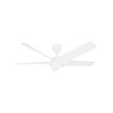 Vannus PRISTI 5B/56 MATT WHITE 5 Blades 56 Inch DC Motor Matt White | TBM Online