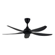 Alpha Vannus SENI-5B/56 MATT BLACK Ceiling Fan 56" 5 Blades Matt Black | TBM Online