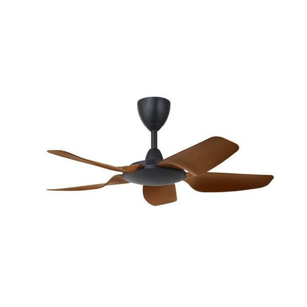 Vannus IRIZ 5B/40 WALNUT MATT BLACK Ceiling Fan 5 Blades 40 Inch Motor DC Walnut Matt Black | TBM Online