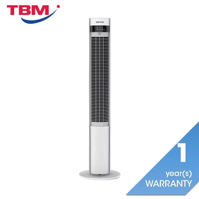 Zenne ZF - TF4413SL - W Tower Fan 40W Air Purification With Electronic Sterilization White | TBM Online