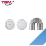 Airegard WVK-6B2R AA-LR6GI (Internal Louver) + AA-LRE6AL (External Louver) + AA-FD6/4 (Flexible Duct) | TBM Online