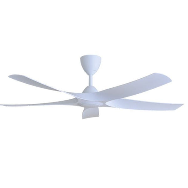 Alkova AXIS 5B/56 MATT WHITE Ceiling Fan 56" 5 Blades Matt White | TBM Online