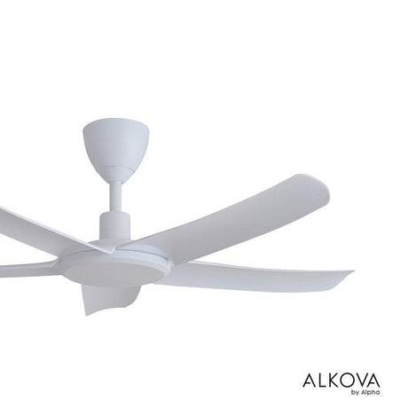 Alkova PAZION G2 5B/46 MATT WHITE Ceiling Fan 5 Blades 46 Inch Matt White | TBM Online