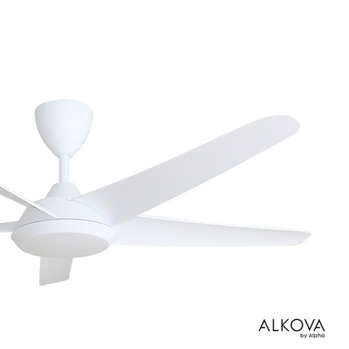 Alkova RACER 5B/56 MATT WHITE Ceiling Fan 56" 5 Blades Matt White | TBM Online