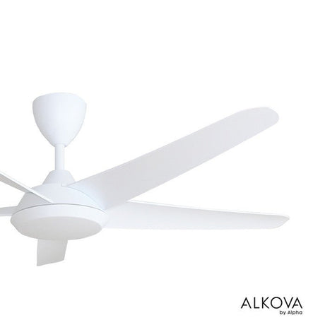 Alkova RACER 5B/56 MATT WHITE Ceiling Fan 56" 5 Blades Matt White | TBM Online