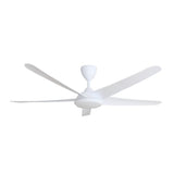 Alkova RACER 5B/60 MATT WHITE Ceiling Fan 60" 5 Blades Matt White | TBM Online