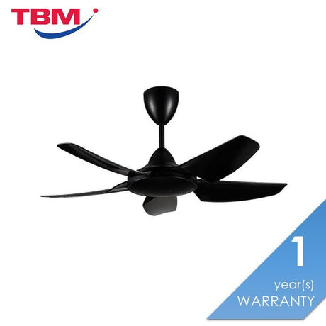 Alpha AX666 5B/40 MATT BLACK Ceiling Fan 40" 5 Blades Matt Black | TBM Online