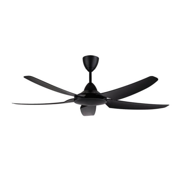 Alpha AX666 (DC) 5B/56 BLACK Ceiling Fan 56" 5 Blades With DC Motor Black | TBM Online