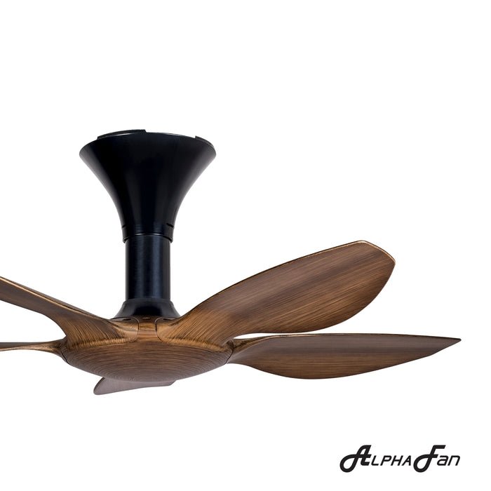 Alpha AX70 5B/40 WALNUT Ceiling Fan 40'' 5 Blades With Remote Walnut | TBM Online