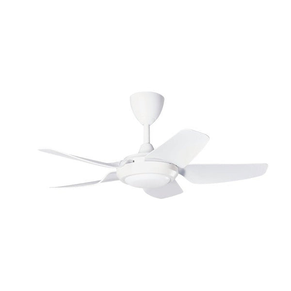 Alpha PRIMA 5B/40 LED MATT WHITE Ceiling Fan 5 Blades 40 Inch LED Motor DC Matt White | TBM Online