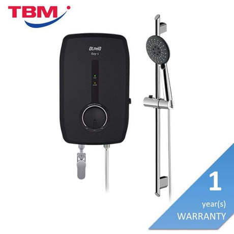 Alpha EZY-I MATT BLACK Home Shower DC Pump Matt Black | TBM Online