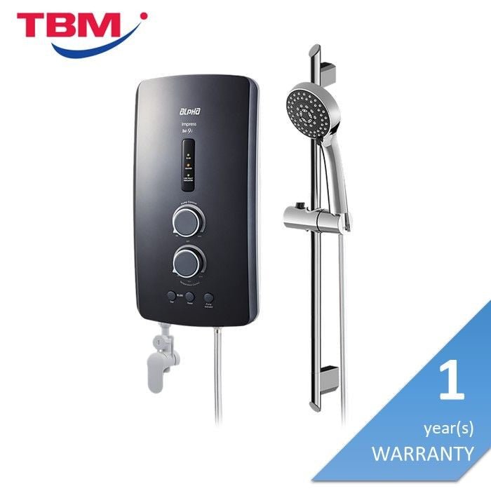 Alpha IM-9I METAL BLACK (M-G11) Home Shower ELSD A. Test Dc Pump Metal Black | TBM Online