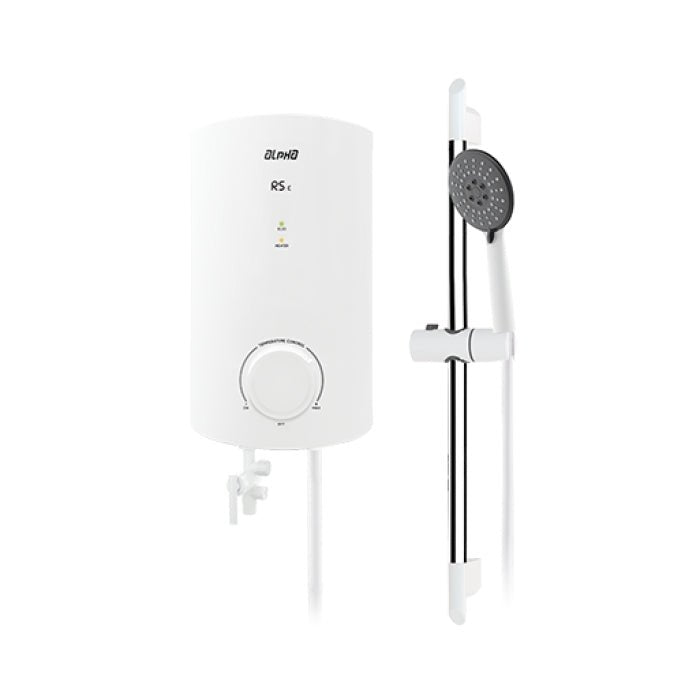 Alpha RS-E Home Shower Double Relay ELSD Without Pump White | TBM Online
