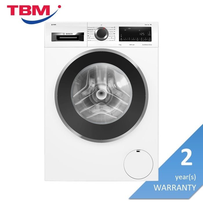 Bosch WGG244A0SG Front Load Washer 1400Rpm i-DOS 9.0kg | TBM Online