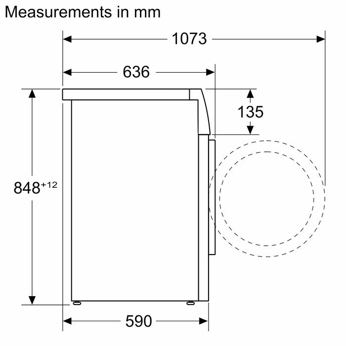 Bosch WGG244A0SG Front Load Washer 1400Rpm i-DOS 9.0kg | TBM Online