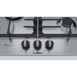 Bosch PCC6A5B90 Gas Hob Series 6 3 Burners Stainless Steel 60cm | TBM Online