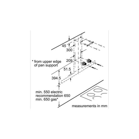 Bosch DWB91PR50A Chimney Hood Wall Mounted S/Steels Ecosilence Drive 90CM 964M3/H | TBM Online