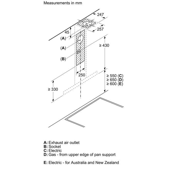 Bosch DWB97DM50B Cooker Hood Wall Mounted Touch Control Stainless Steel 90CM 739M3/H | TBM Online