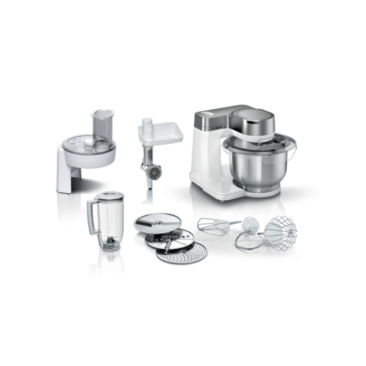 Bosch MUMS2VS30 Kitchen Machine Stand Mixer White/Silver | TBM Online