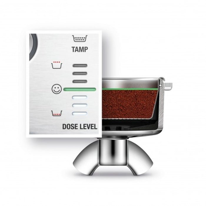 Breville BES876DBL Espresso Coffee Machine Barista Express Impress Damson Blue | TBM Online