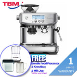 Breville BES878 Espresso Maker Silver | TBM Online