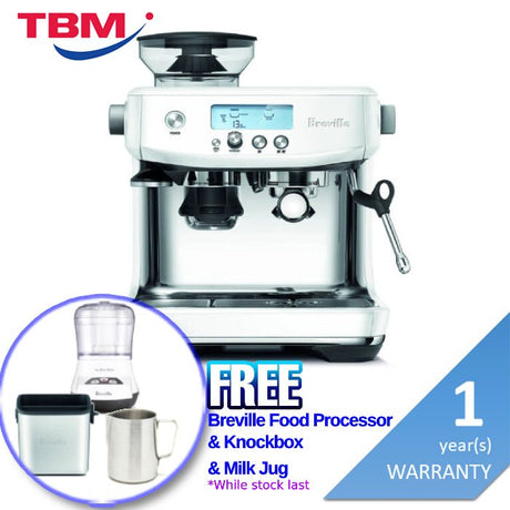 Breville BES878SST Espresso Maker Sea Salt | TBM Online